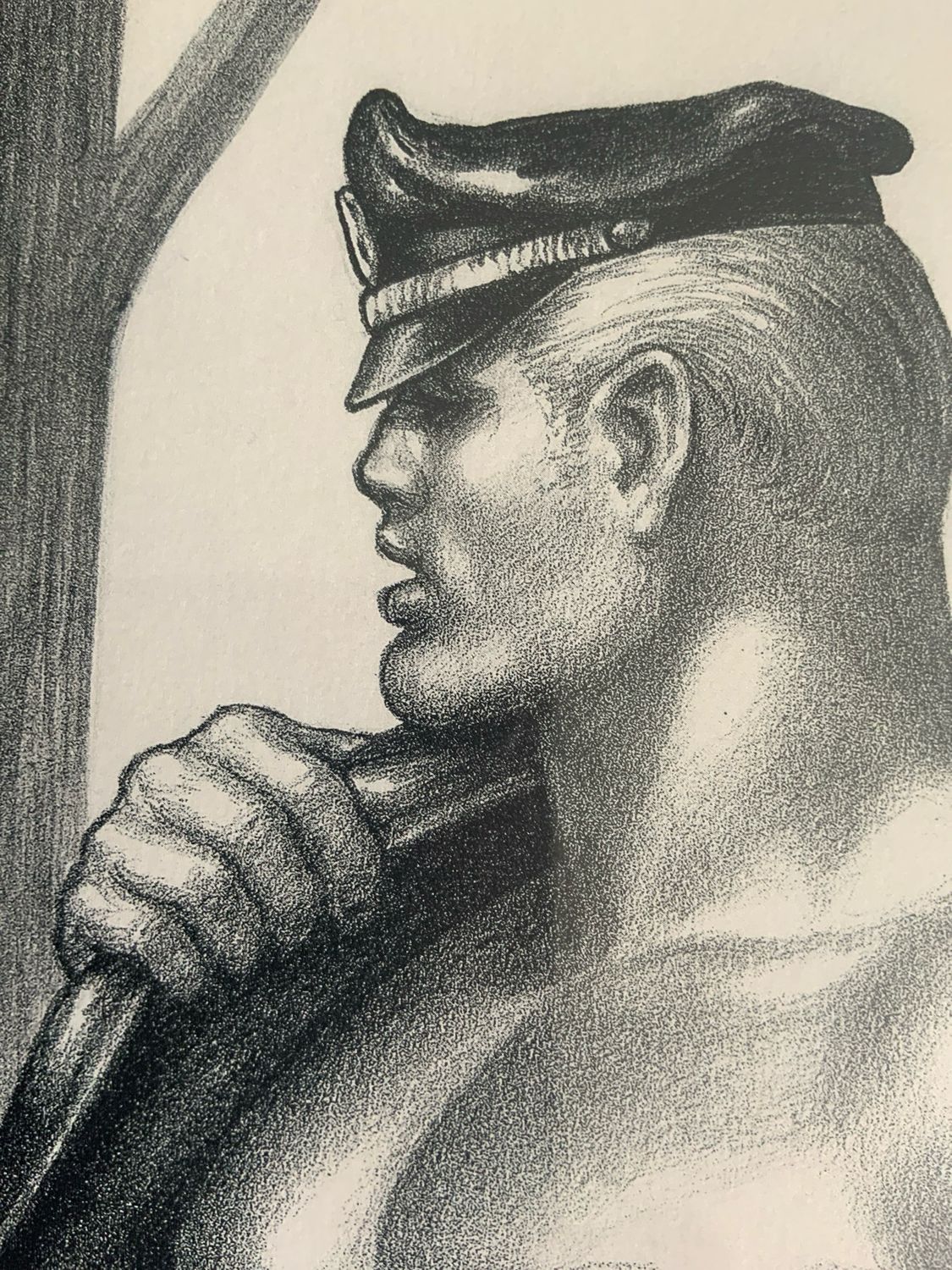 Tom of Finland Vintage Lithograph Print 12x16 -matted Board + -Physique Pictorial As It Is Was On The Cover