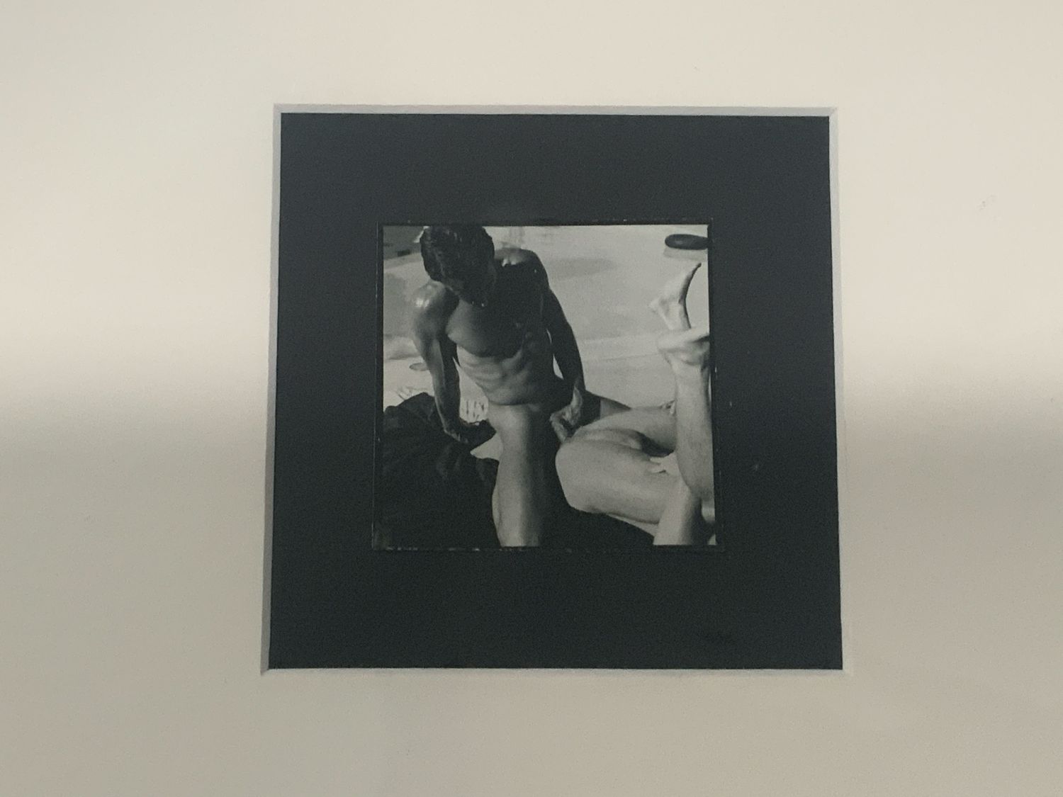 Al Parker 1979 2”x2” Small Silver Gelatin Photograph On Matte Board