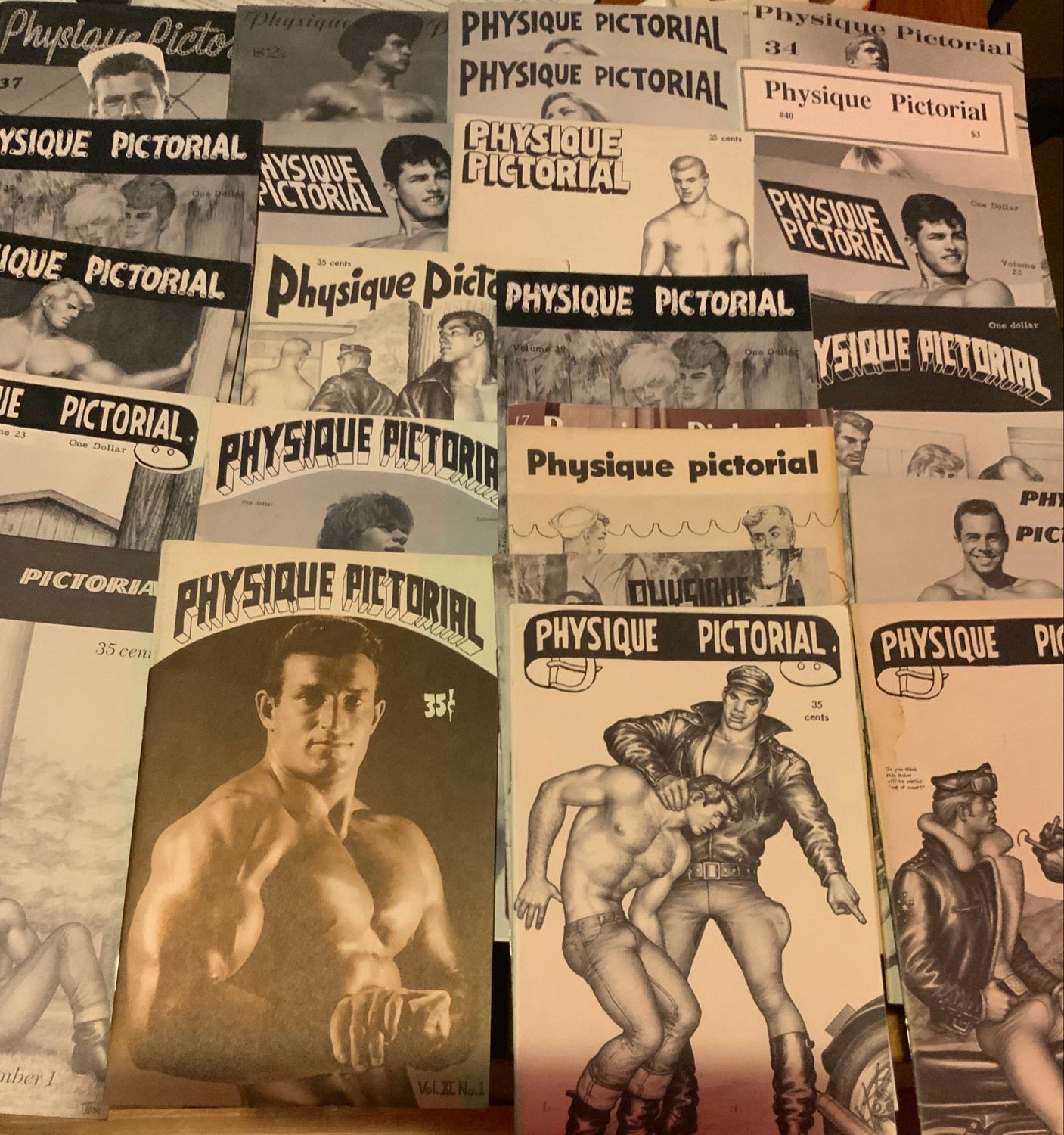 25 Physique Pictorials Includes 7 Tom Of Finland covers!