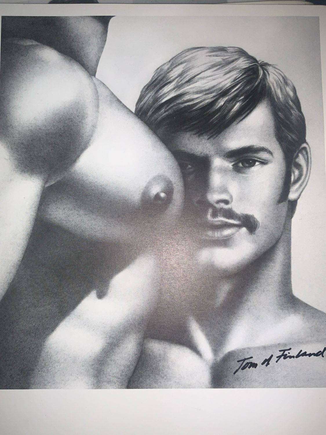 Tom of Finland Idig 8x10 Offset lithograph Signed
