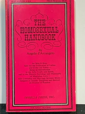 The  homosexual handbook by Angelo D’Arcangelo 1st Edition Near Mint