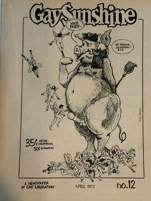 Gay Sunshine 4/1972 No.12  Newspaper