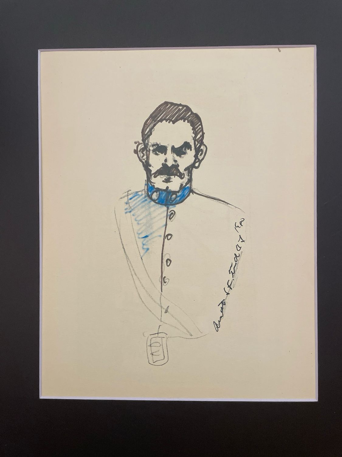 Chuck Arnett 1978 Print San Francisco w Matt Frame/board Fine Condition