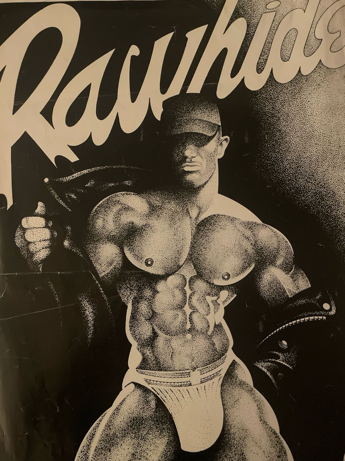 Rex Rawhide Bar Poster - with issues - edges has Several Small Tares