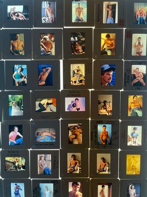 225 35mm Slide - Lesalon Studios In Vintage Small Boxes - Many Used As Originals For Promotional Material, Magazines And VHS Boxes