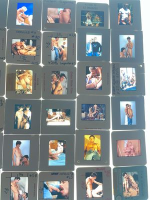 225 35mm Slide - Lesalon Studios In Vintage Small Boxes - Many Used As Originals For Promotional Material, Magazines And VHS Boxes