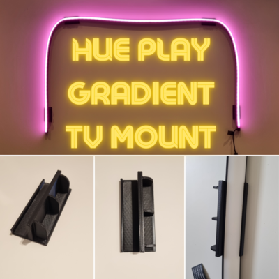 TV mount for the Philips Hue Play Gradient Lightstrips