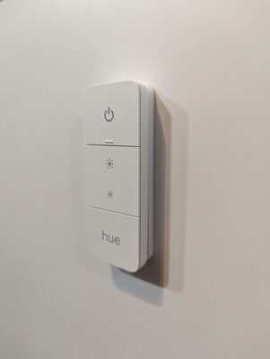 Invisible holder for the Philips Hue Dimmer Switch v2