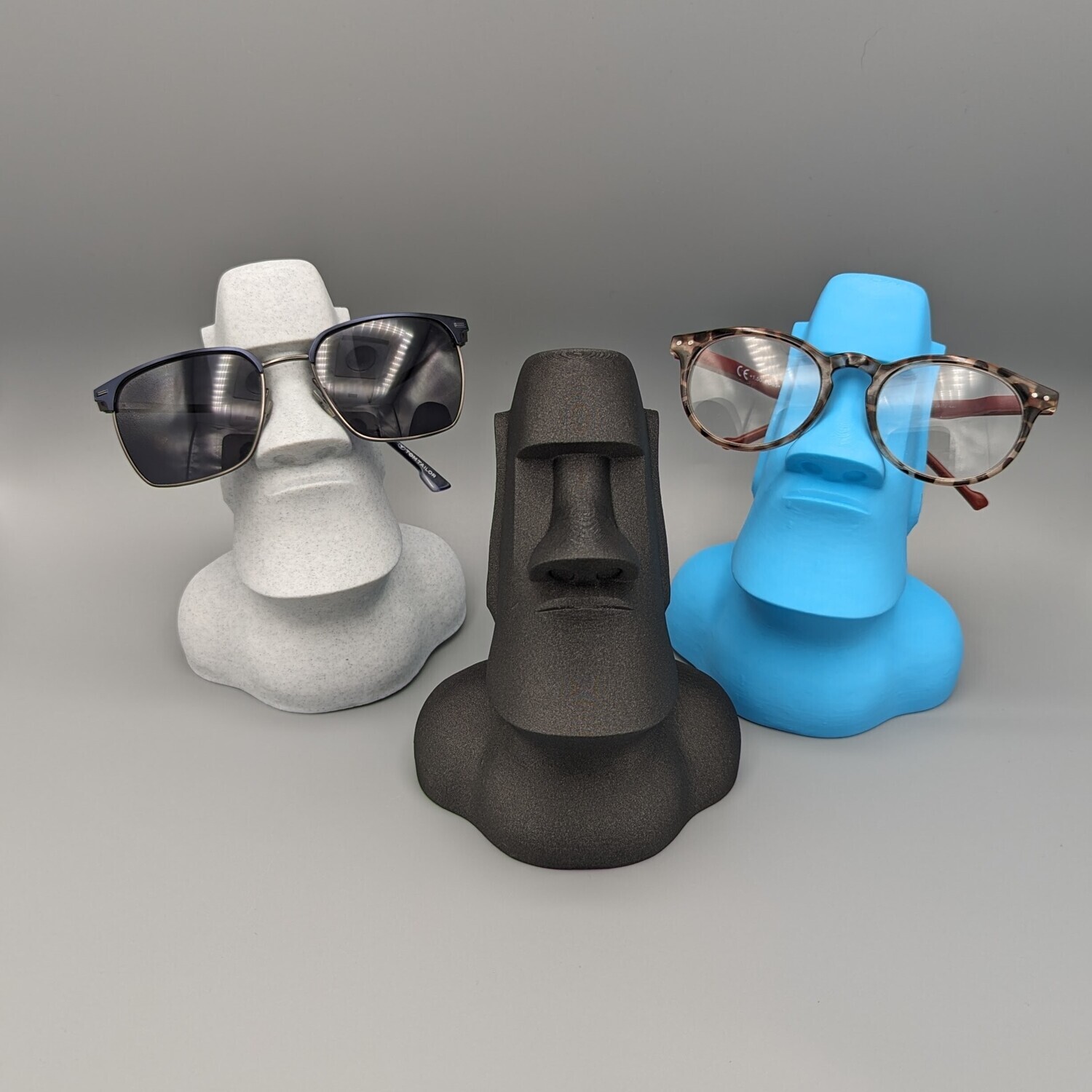 Moai glasses holder