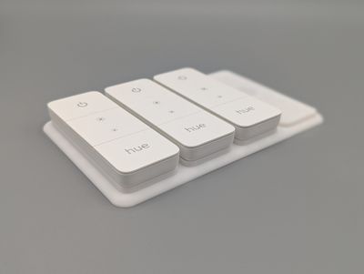 Quadruple holder for the Philips Hue Dimmer Switch v2