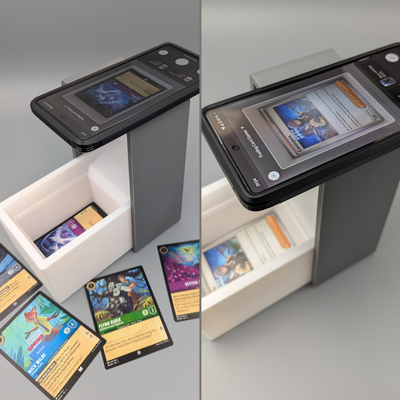 TCG Scan Box; Schnelles Scannen von Pokémon und Lorcana Karten mithilfe von Collectr/DelverLens und anderen Apps
