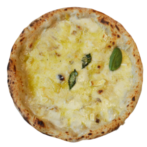 10" Nap Style Frozen 4 Cheeses White