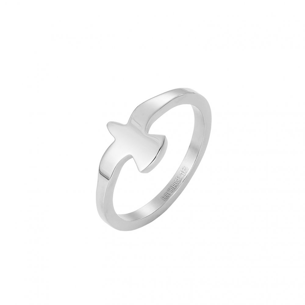bud to rose - Ring in &#39;Silver&#39;