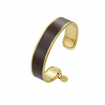 bud to rose - Armreif in &#39;Brown&amp;Gold&#39;