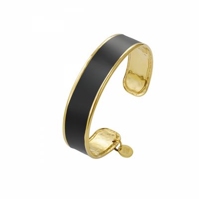 bud to rose - Armreif in &#39;Black&amp;Gold&#39;