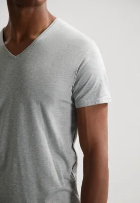 dstrezzed - Shirt V-Neck grey (Doppelpack) dstrezzed - Shirt V-Neck grey (Doppelpack)