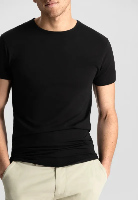 dstrezzed - Shirt Round-Neck black (Doppelpack)
