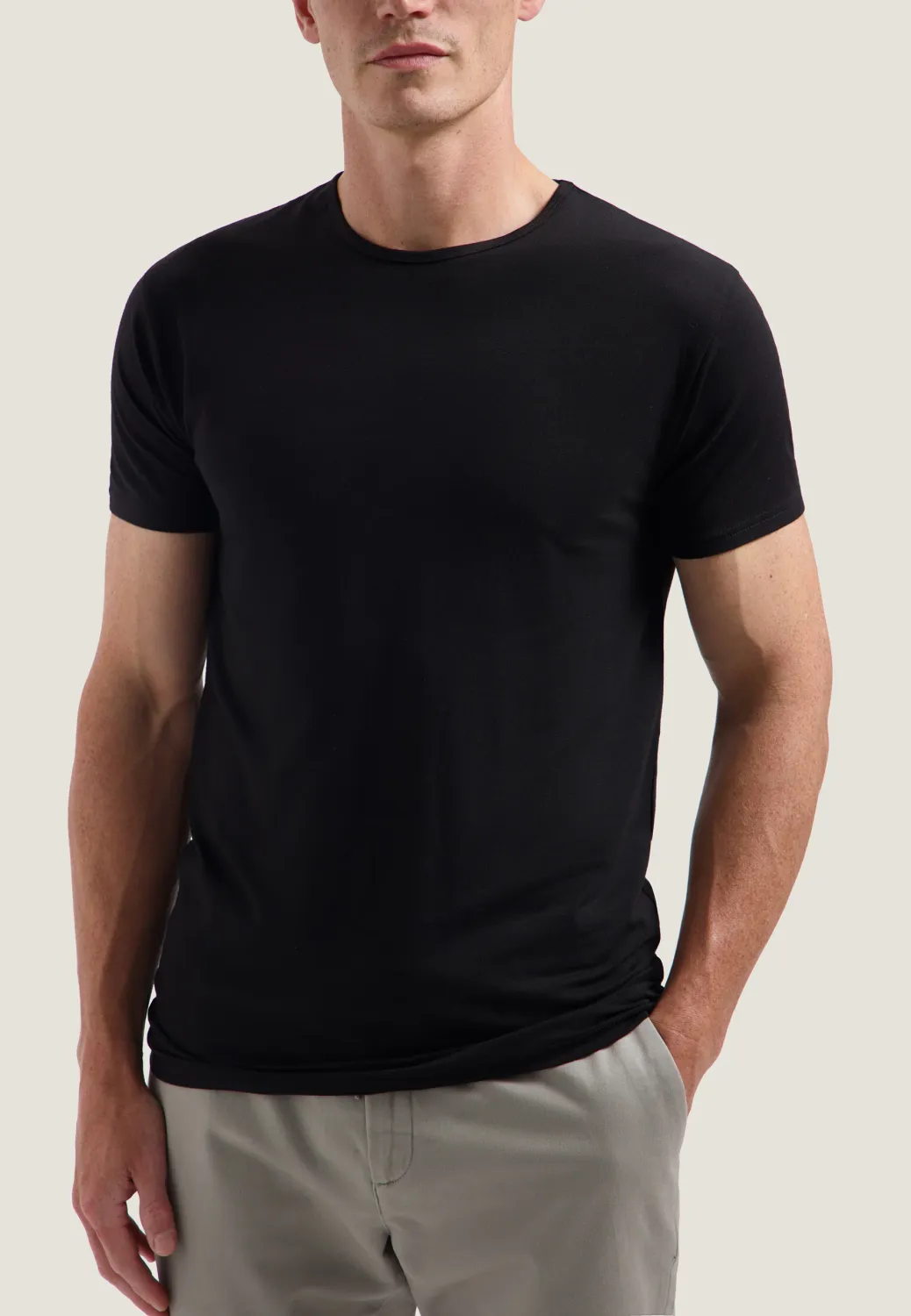 DSTREZZED - Shirt Round-Neck black (Doppelpack)