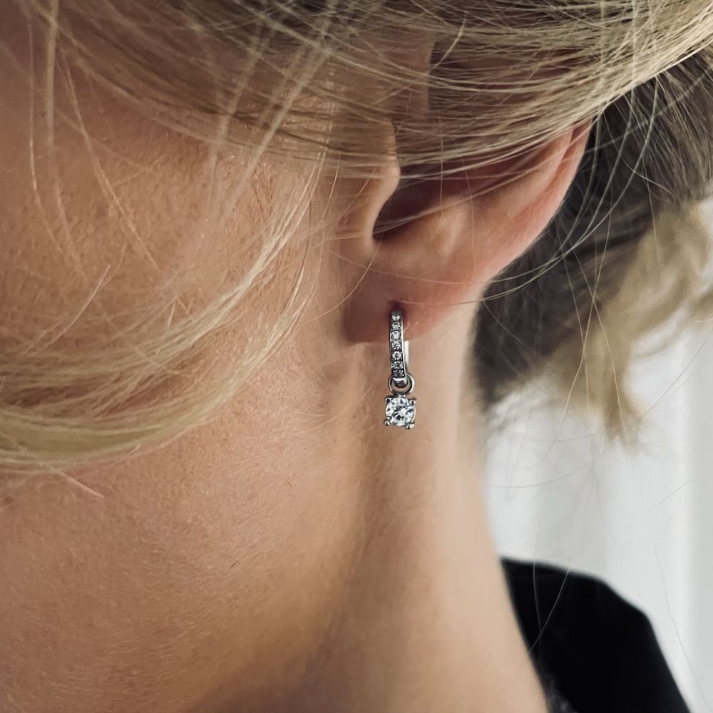 bud to rose - Ohrringe in 'Silber'