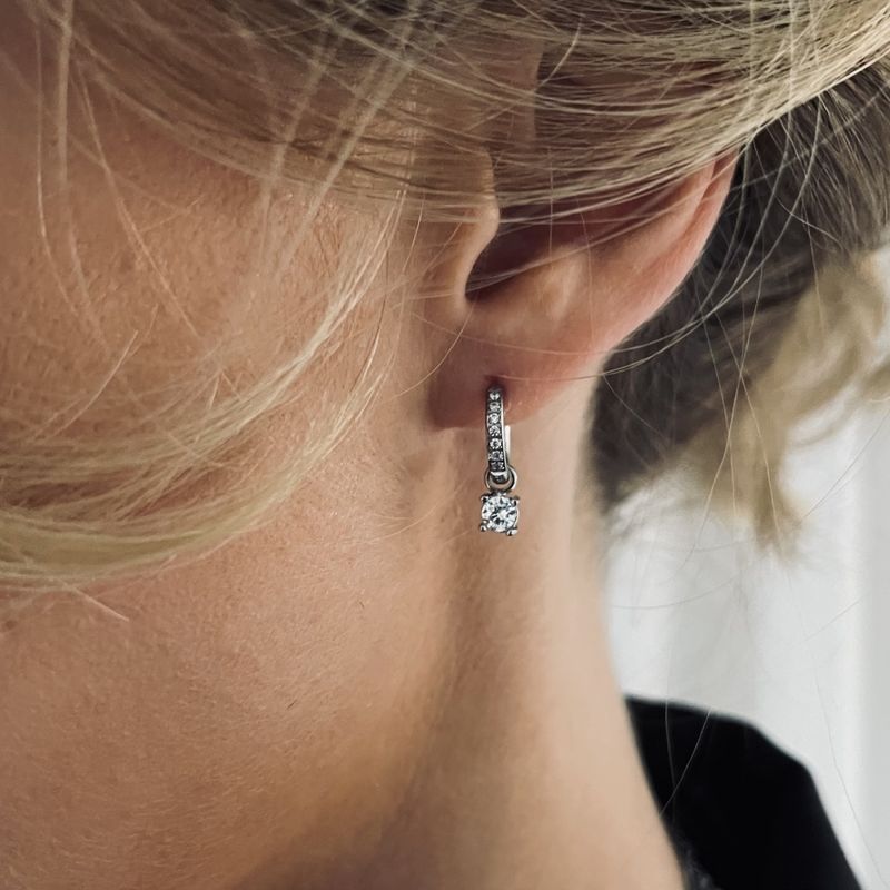 bud to rose - Ohrringe in 'Silber'