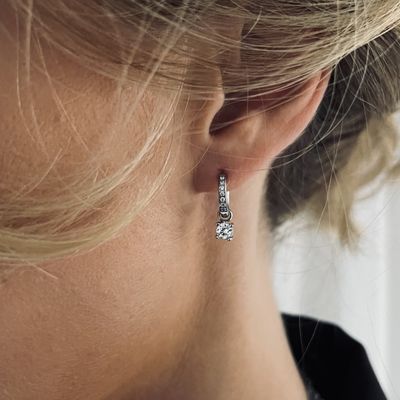 bud to rose - Ohrringe in 'Silber'