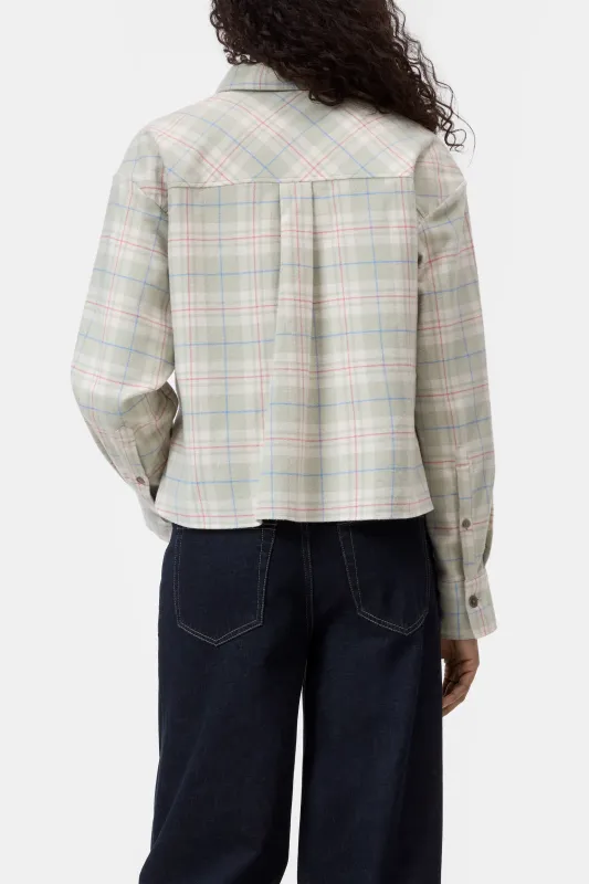 CLOSED - Flanell-Bluse