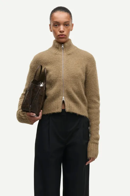 SAMSØE SAMSØE - Cardigan mit Alpaka