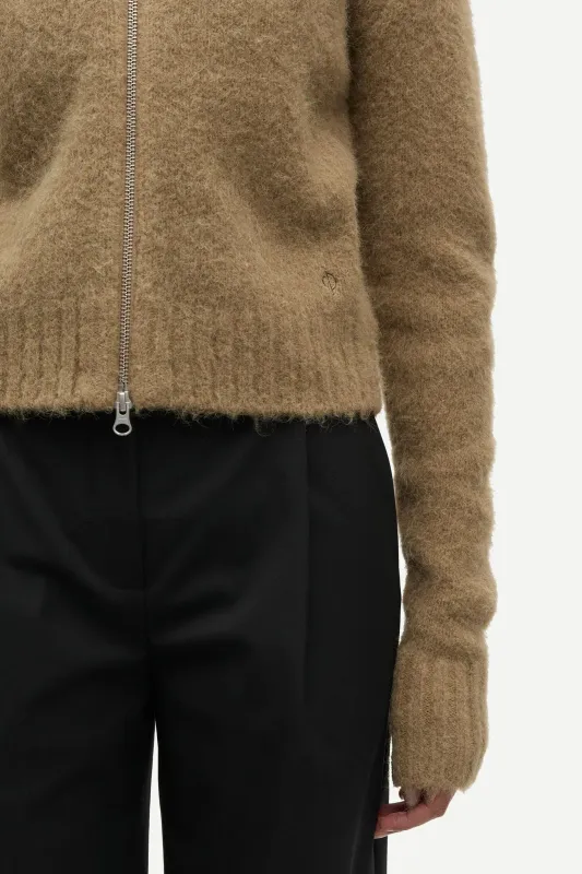 SAMSØE SAMSØE - Cardigan mit Alpaka