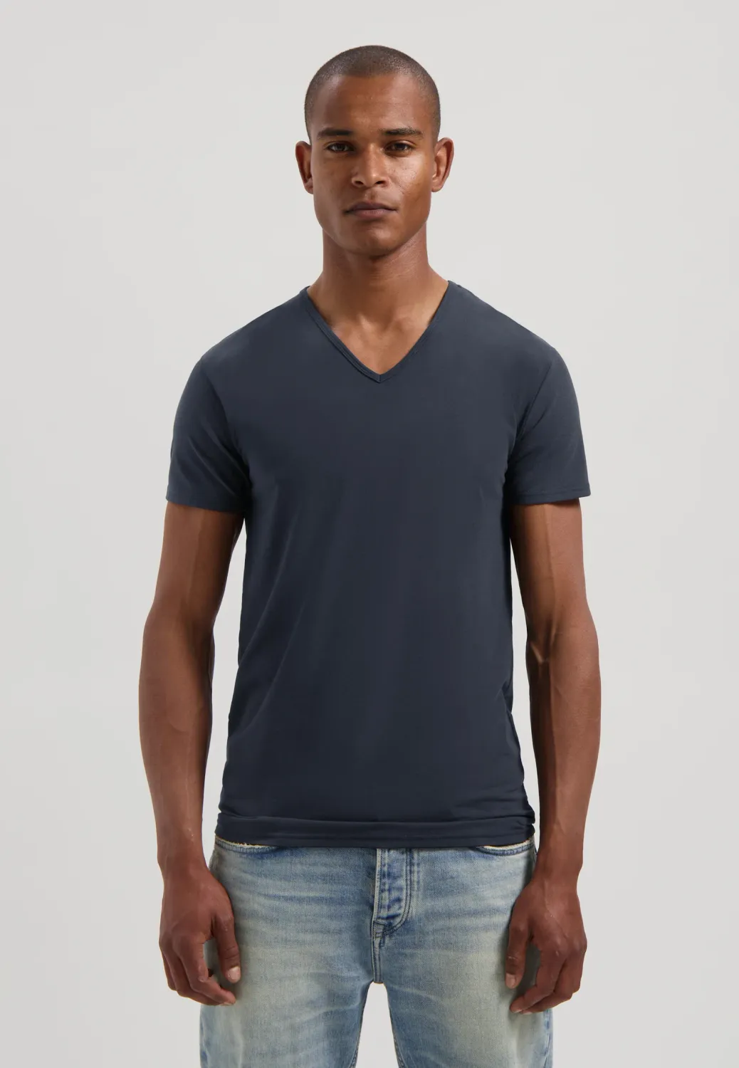 DSTREZZED - Shirt V-Neck navy (Doppelpack)