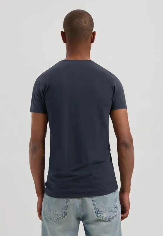 DSTREZZED - Shirt V-Neck navy (Doppelpack)