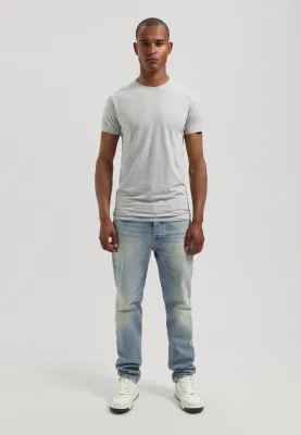 DSTREZZED - Shirt Round-Neck grey (Doppelpack)