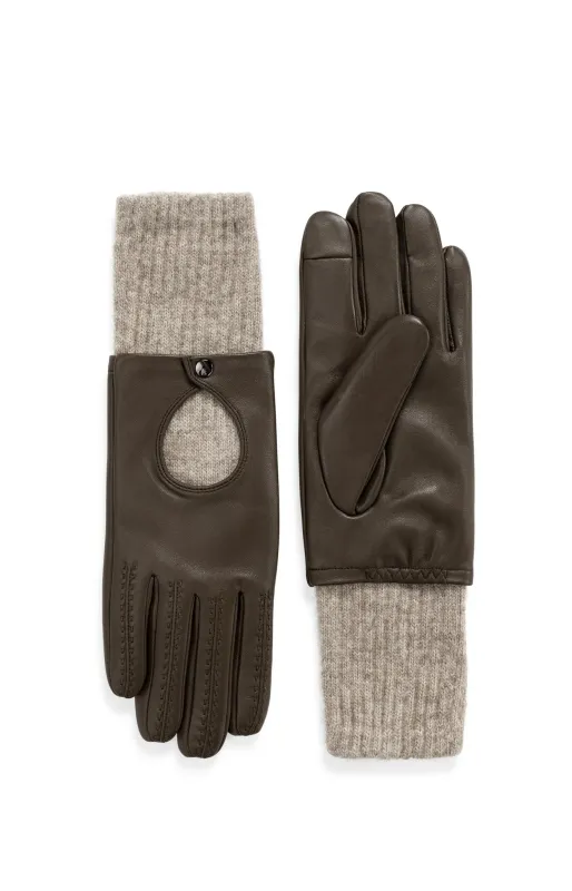 YAYA - Leder-Handschuhe