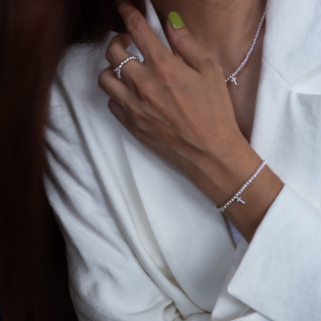 RHEMA 亮光十字架珍珠系列