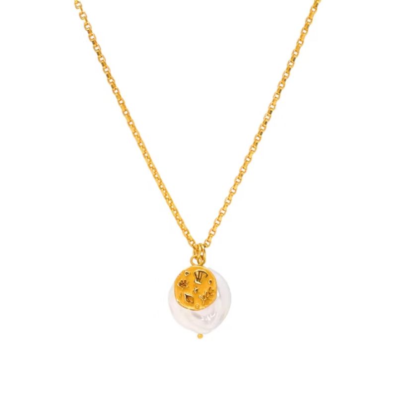 RHEMA EVE 海洋吊墜珍珠長鍊