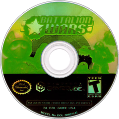 Battalion Wars - NGC, Condition: Disc Only