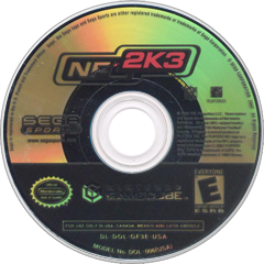 NFL 2K3, Condition: Disc Only
