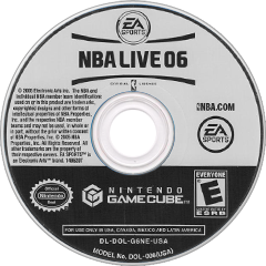 NBA Live 2006 - NGC, Condition: Disc Only