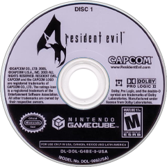 Resident Evil 4 - NGC, Condition: Disc Only