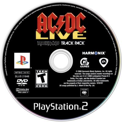 AC/DC Live Rock Band Track Pack - PS2