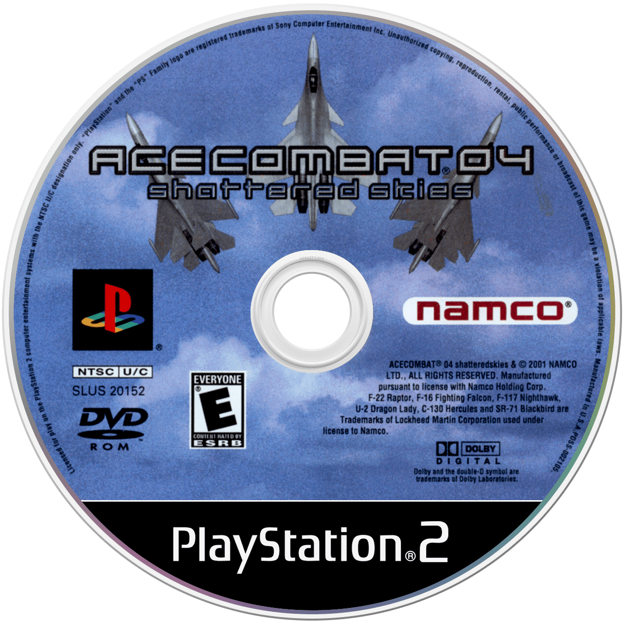 Ace Combat 4 [Greatest Hits] - PS2, Condition: Disc Only