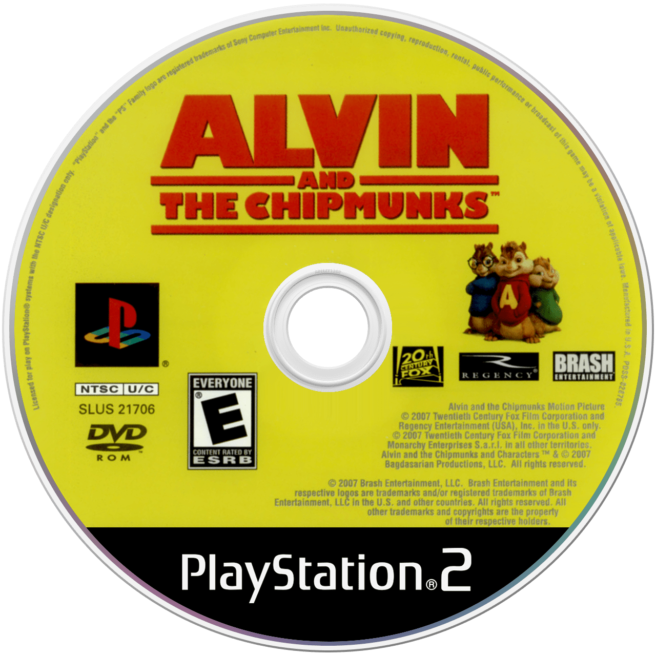 Alvin And The Chipmunks The Game - PS2, Condition: Disc Only