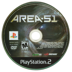 Area 51 - PS2, Condition: Disc Only