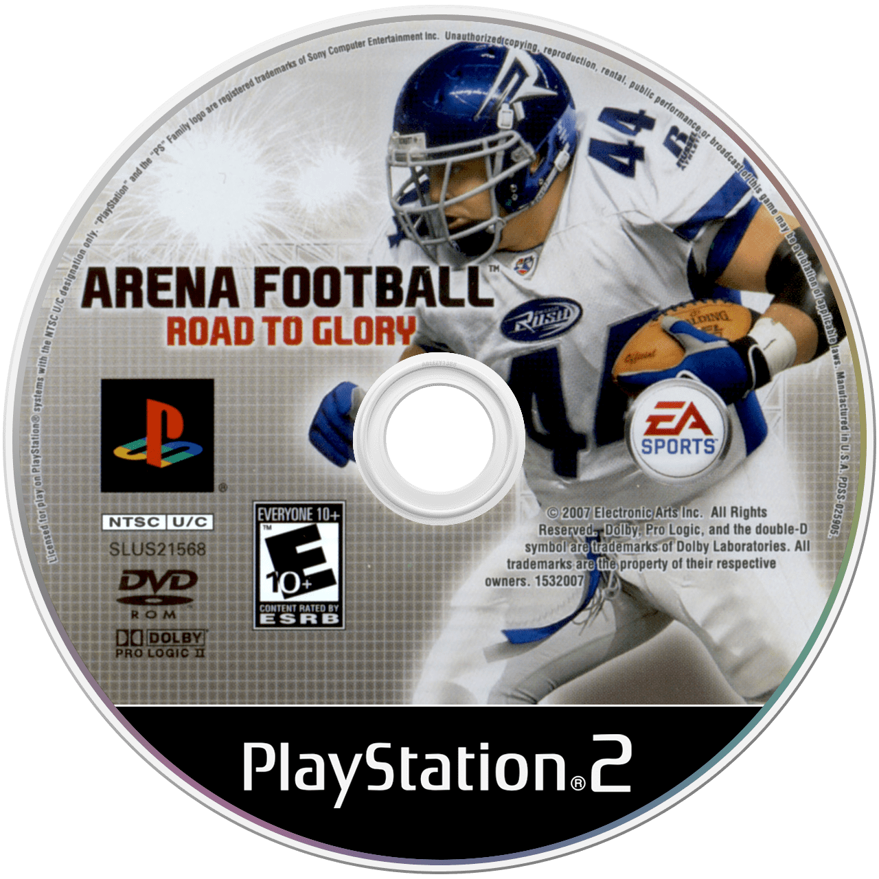 Arena Football Road to Glory - PS2, Condition: Disc Only