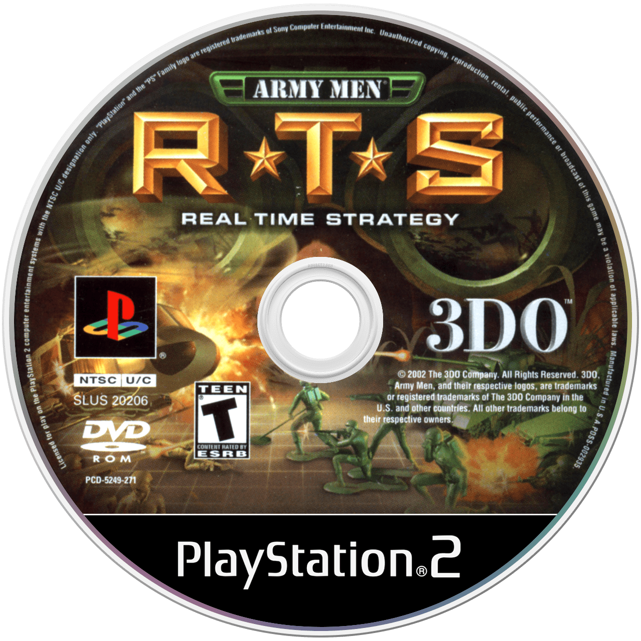 Army Men RTS - PS2, Condition: Disc Only