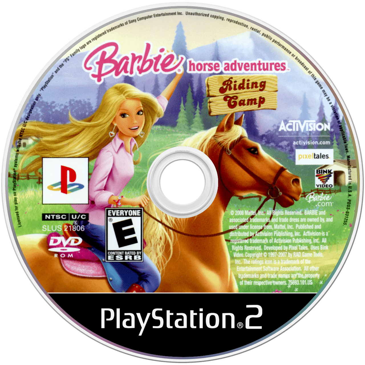 Barbie Horse Adventures: Riding Camp - PS2, Condition: Disc Only