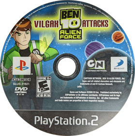 Ben 10: Alien Force: Vilgax Attacks - PS2, Condition: Disc Only