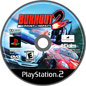 Burnout 2 Point of Impact - PS2, Condition: Disc Only