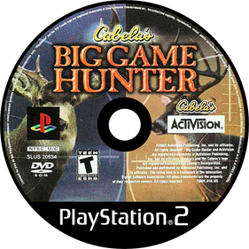 Cabela's Big Game Hunter - PS2, Condition: Disc Only