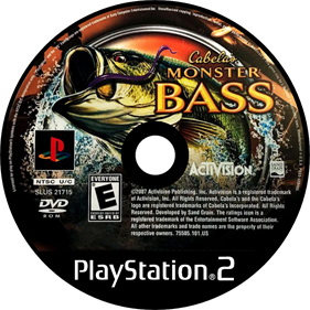 Cabela's Monster Bass - PS2, Condition: Disc Only