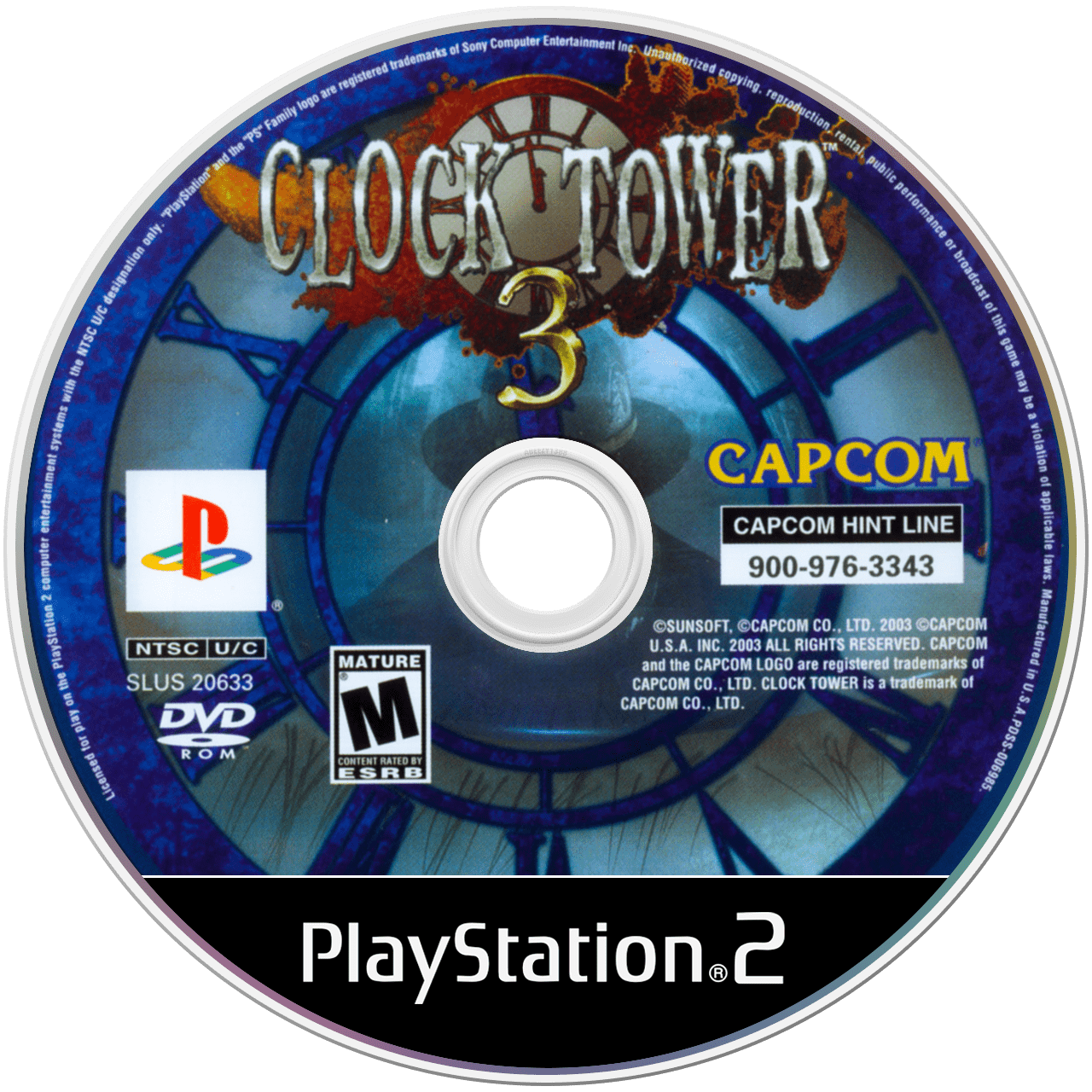 Clock Tower 3 - PS2, Condition: Disc Only